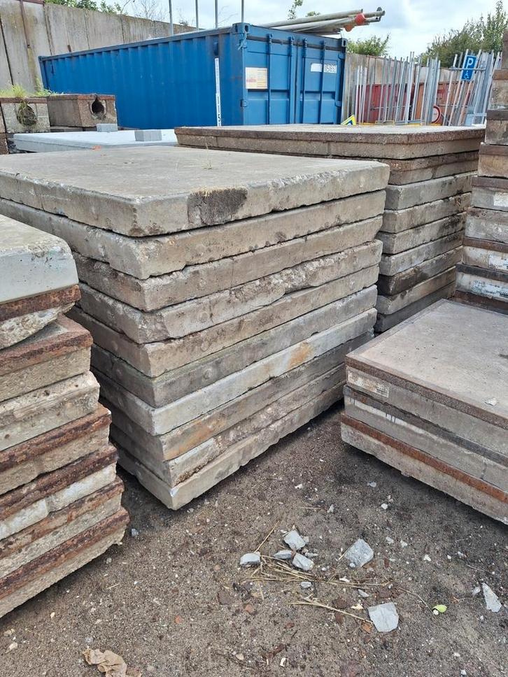 Betonplaten 200x200,  16cm. B. Gratis bezorging!, Tuin en Terras, Tegels en Klinkers, Gebruikt, Overige typen, Beton, 10 m² of meer