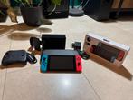 Nintendo Switch V1 inclusief accessoires, Spelcomputers en Games, Spelcomputers | Nintendo Switch, Verzenden, Zo goed als nieuw