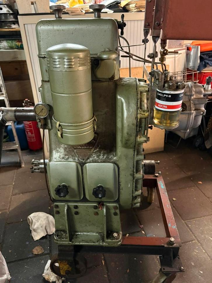 Samofa 2 cylinder diesel 2-S-108, Doe-het-zelf en Verbouw, Motoren, Gebruikt, Dieselmotor, Minder dan 1400 rpm, Ophalen