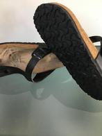 GRATIS VERZENDEN BIRKENSTOCK Zomerse zwarte slippers 39, Slippers, Verzenden, Zwart, Zo goed als nieuw