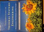 Thermal systems engineering, Boeken, Studieboeken en Cursussen, Ophalen of Verzenden, Beta, Zo goed als nieuw, HBO