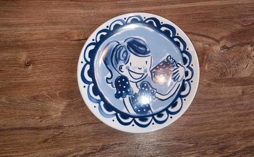 Blond Amsterdam, Delft meisje gebaksbordje, Huis en Inrichting, Keuken | Servies, Ophalen of Verzenden