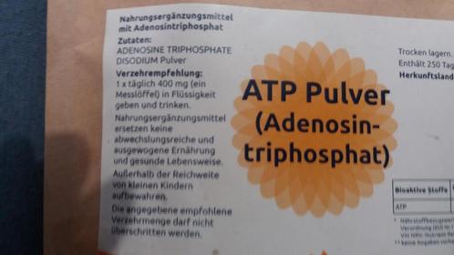 ATP Poeder/Powder 100 g (Adenosine Trifosfaat), Sport en Fitness, Gezondheidsproducten en Wellness, Nieuw, Poeder of Drank, Ophalen