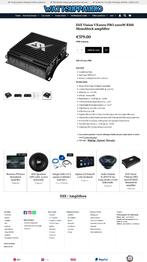 ESX Vision VX2000 PRO 2200W RMS Monoblok versterker, Auto diversen, Autospeakers, Audio Design, Nieuw, Am Breilingsweg 3, 76709 Kronau, Duitsland