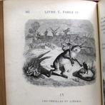 Fables de la Fontaine 1870 Grandville (ill.) - Fabels, Antiek en Kunst, Antiek | Boeken en Bijbels, Ophalen of Verzenden