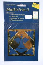 Multistencil Engel, Hobby en Vrije tijd, Kaarten | Zelf maken, Verzenden, Nieuw, Kerst, Pons of Mal