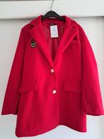 Rode blazer met gouden details - Maat M, Kleding | Dames, Jasjes, Kostuums en Pakken, Maat 38/40 (M), Nieuw, Ophalen of Verzenden