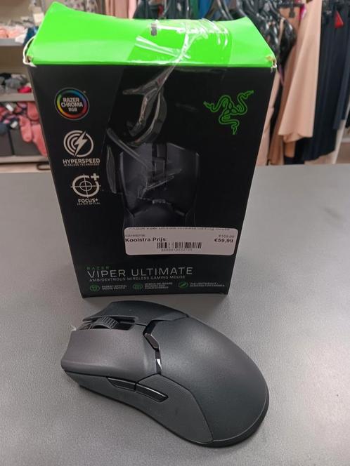 Razer Viper Ultimate wireless gaming mouse, Computers en Software, Muizen, Zo goed als nieuw, Muis, Draadloos, Gaming muis, Ophalen of Verzenden