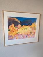 Koppermaandagprent "Korenschoven op het land", Antiek en Kunst, Kunst | Litho's en Zeefdrukken, Ophalen of Verzenden