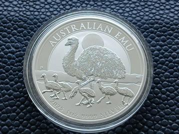 2025 Australia Emu 1 oz silver BU beschikbaar voor biedingen