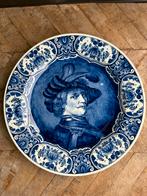 Prachtige Delfts Blauw wandbord Rembrandt, Ophalen