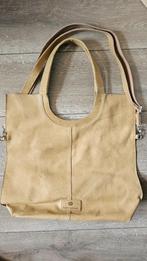 Grote Suède Leren Shopper / Tote Tas van Micmacbags (Camel), Verzenden, Zo goed als nieuw, Beige, Shopper