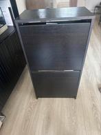 Schoenenkast zwartbruin gratis bissa ikea, Huis en Inrichting, Kasten | Schoenenkasten, Ophalen, Gebruikt