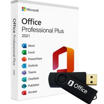 Microsoft Office 2021 Pro Plus – USB Installatie & Licentie beschikbaar voor biedingen