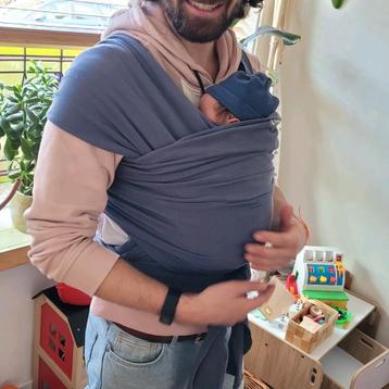 Fijne draagdoek Babylonia blauw grijs beschikbaar voor biedingen