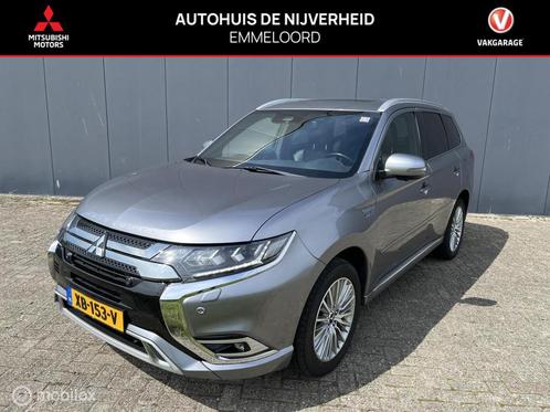 Mitsubishi Outlander 2.4 PHEV Instyle|trekaak|Carplay|leer, Auto's, Mitsubishi, Bedrijf, Te koop, Outlander, 360° camera, 4x4