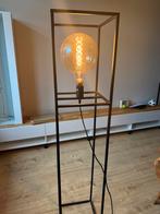 Stijlvolle vloerlamp met design gloeilamp, Ophalen, 100 tot 150 cm, Zo goed als nieuw, Metaal