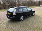 Saab 9-3 1.8 I Estate 2007 Zwart, Origineel Nederlands, Te koop, 5 stoelen, 1400 kg