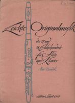 Bo745 bladmuziek leichte originalmusik ( fluit ) -, Ophalen of Verzenden, Gebruikt, Artiest of Componist, Populair