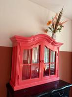 Wandkast vitrinekast klassiek roze babykamer kinderkamer, Huis en Inrichting, Kasten | Vitrinekasten, Ophalen, 50 tot 100 cm, Zo goed als nieuw