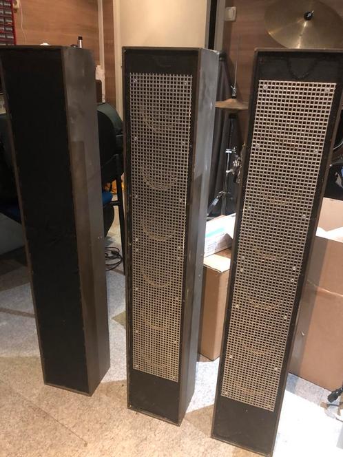Monacor ETS-50 Luidsprekers - Set van 3, Audio, Tv en Foto, Luidsprekers, Gebruikt, Front, Rear of Stereo speakers, Minder dan 60 watt