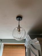 Leuke glazen hanglamp, Ophalen, Zo goed als nieuw, Glas, Minder dan 50 cm