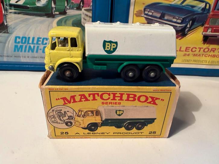 Matchbox Lesney Nr.25c Bedford BP Tanker, Hobby en Vrije tijd, Modelauto's | Overige schalen, Gebruikt, Bus of Vrachtwagen, Ophalen of Verzenden