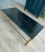 Salontafel Dian Marmer Zwart Goud, Ophalen, 50 tot 100 cm, Zo goed als nieuw, Minder dan 50 cm