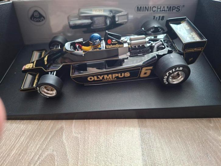 Ronnie Peterson JPS Lotus Ford 79 1978 Minichamps PMA 1:18, Hobby en Vrije tijd, Modelauto's | 1:18, Zo goed als nieuw, Auto, MiniChamps