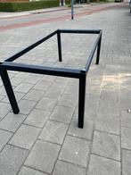 Zwart stalen onderstel, Huis en Inrichting, Tafelonderdelen, Ophalen, Tafelpoot, Gebruikt, 100 tot 150 cm