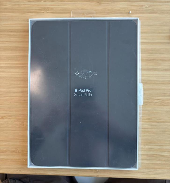 Apple Smart Folio iPad Pro 11 inch Charcoal Grey Ipad Hoes, Computers en Software, Tablet-hoezen, Zo goed als nieuw, Bescherming voor- en achterkant