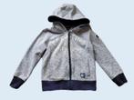 MITCH blauw gemêleerd vest met capuchon maat 116 ~ MS3030, Gebruikt, Trui of Vest, Ophalen of Verzenden, Jongen