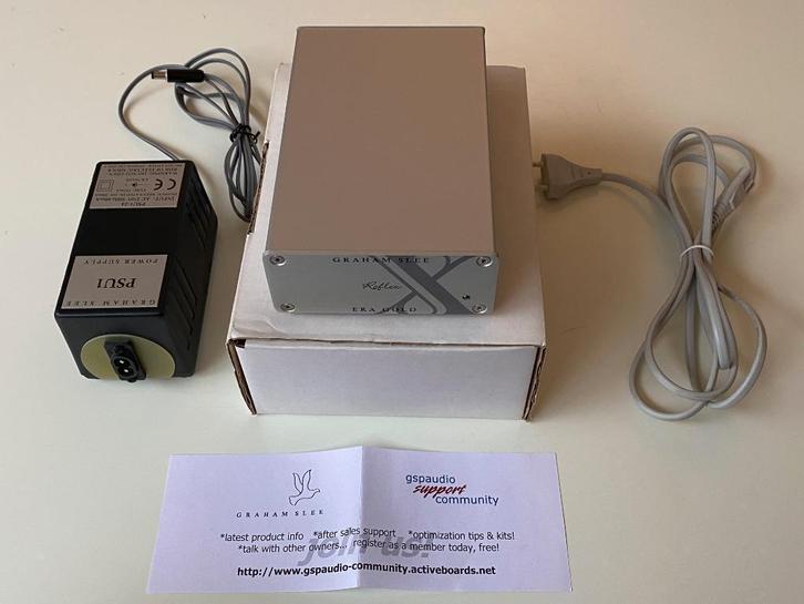 Graham Slee Reflex Era Gold phono preamp + PSU1, Audio, Tv en Foto, Platenspelers, Zo goed als nieuw, Platenspeler-onderdeel, Overige merken