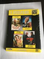comedy box 4 movie film (2 DVD's) setbox, Cd's en Dvd's, Dvd's | Komedie, Alle leeftijden, Ophalen of Verzenden, Zo goed als nieuw