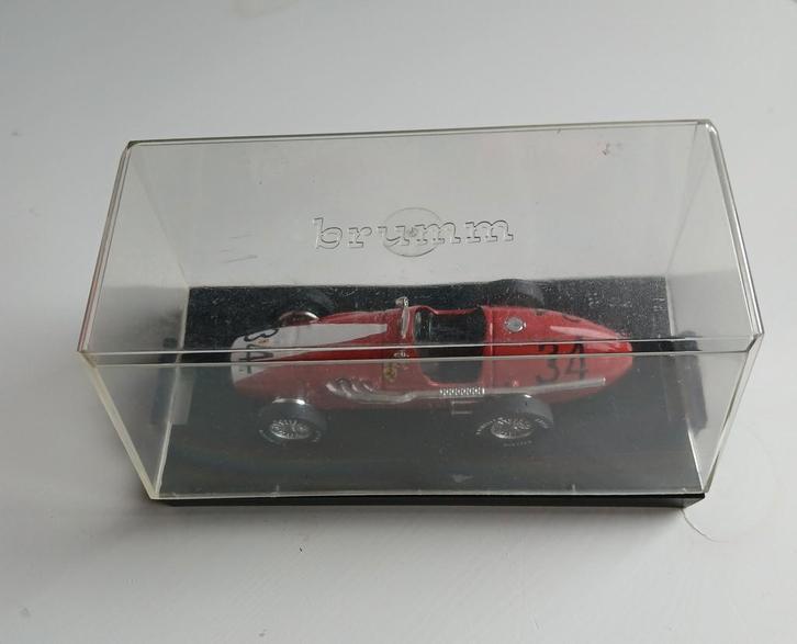 BRUMM Ferrari 500 F2 1953 no. 34, Hobby en Vrije tijd, Modelauto's | 1:43, Zo goed als nieuw, Auto, Overige merken, Ophalen of Verzenden