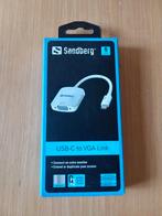 Sandberg USB-C VGA link NIEUW, Computers en Software, Ophalen of Verzenden, Nieuw