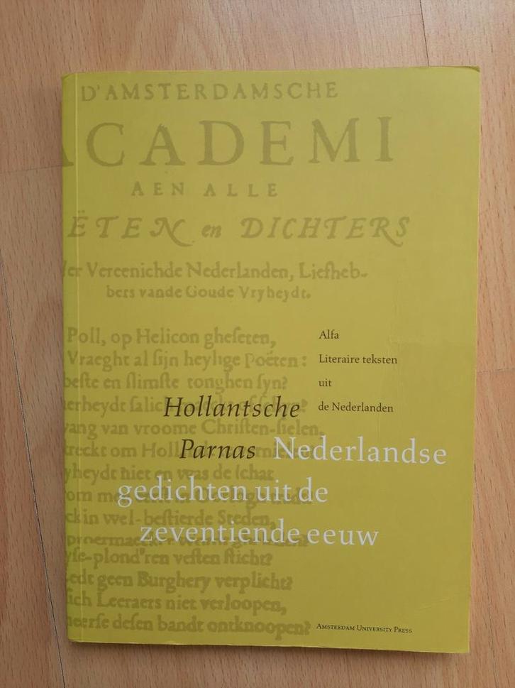 Hollantsche Parnas: Nederlandse gedichten uit de zeventiende, Boeken, Gedichten en Poëzie, Gelezen, Ophalen of Verzenden
