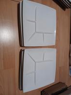 Squito Yong fondueborden - set van 2, Huis en Inrichting, Keuken | Servies, Gebruikt, Keramiek, Ophalen of Verzenden, Bord(en)