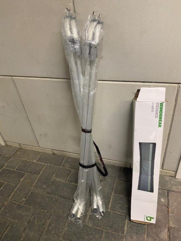 windscherm met 4 extra stokken, Caravans en Kamperen, Windschermen, Zo goed als nieuw, Ophalen