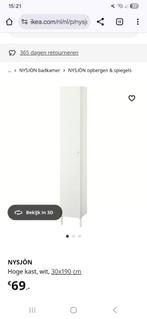 Nysjön badkamerkast Ikea nieuw in verpakking, Huis en Inrichting, Ophalen, (Half)hoge kast, Nieuw, Minder dan 100 cm