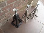 Caravan steunen 2 aluminium en 1 kunststof., Ophalen of Verzenden, Zo goed als nieuw