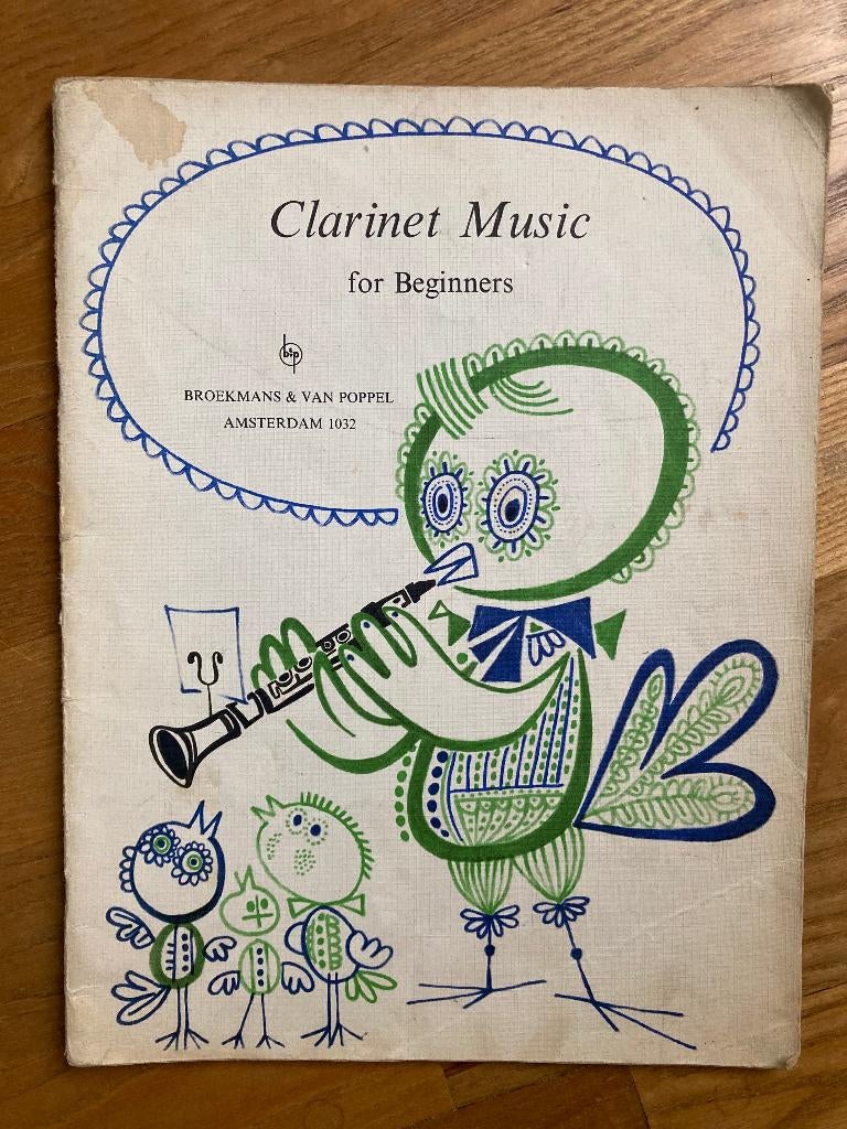 Bladmuziek Clarinet Music for Beginners - János Kuszing, Ophalen of Verzenden, Gebruikt, Les of Cursus, Klarinet