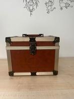 Handgemaakte design Ciak Roncato vintage leer beautycase, Ophalen of Verzenden, Zo goed als nieuw