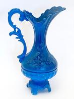 Blauwe Peltrato tinnen kan, 30 cm (h), ø 15 cm, Antiek en Kunst, Ophalen
