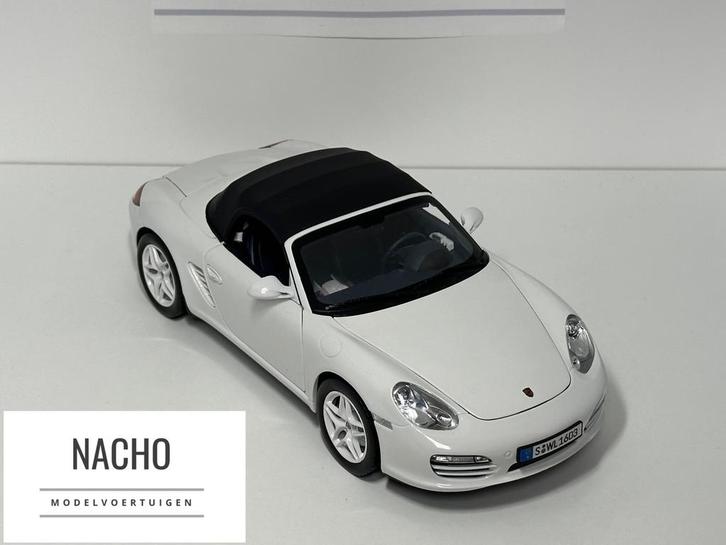 Porsche Boxster 987 (2009) | Norev | schaal 1:18, Hobby en Vrije tijd, Modelauto's | 1:18, Zo goed als nieuw, Norev, Ophalen of Verzenden