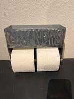 Riviera maison Uniek Toiletpapierhouder "Any News", Ophalen of Verzenden, Gebruikt, Grijs, Handdoekenrek