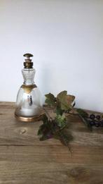 Oude fles (Enzian-Wenen) met muziekdoos, Antiek en Kunst, Curiosa en Brocante, Ophalen of Verzenden