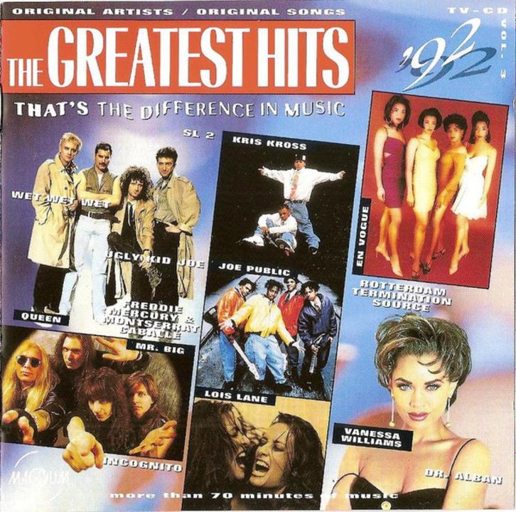The Greatest Hits '92 - Vol. 3 CD, Cd's en Dvd's, Cd's | Pop, Zo goed als nieuw, 1980 tot 2000, Verzenden