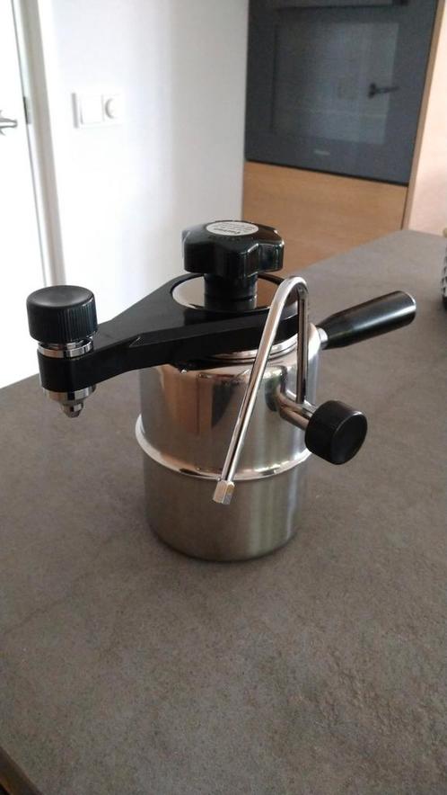Bellman CX25 Portable RVS Espresso Apparaat met Melkschuimer, Witgoed en Apparatuur, Koffiezetapparaten, Gebruikt, Gemalen koffie