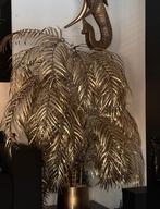 Gouden kunstplant palm - 145 cm hoog, Ophalen of Verzenden, Zo goed als nieuw, Metaal, Modern
